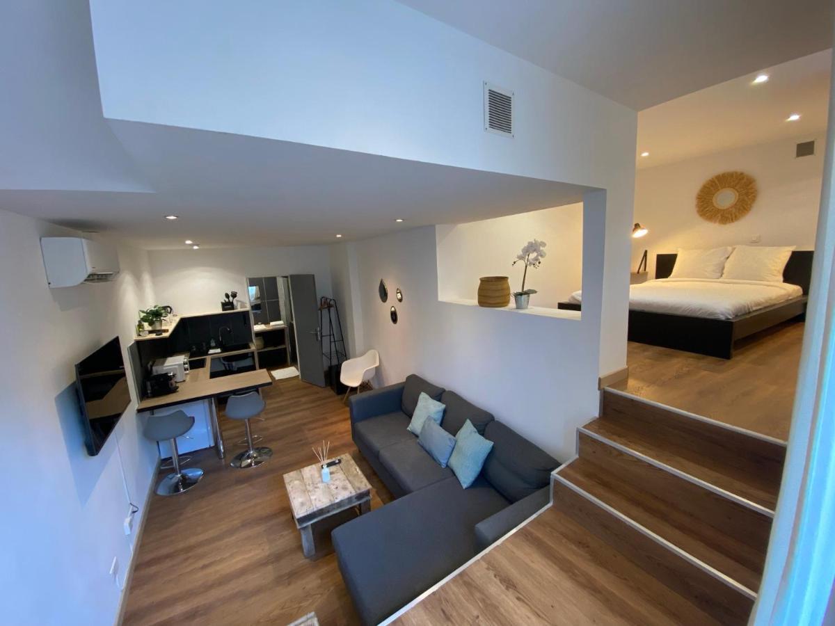 Appartement Loft Rotonde Wifi Clim Smart Tv Rue Calme à Aix-en-Provence Extérieur photo
